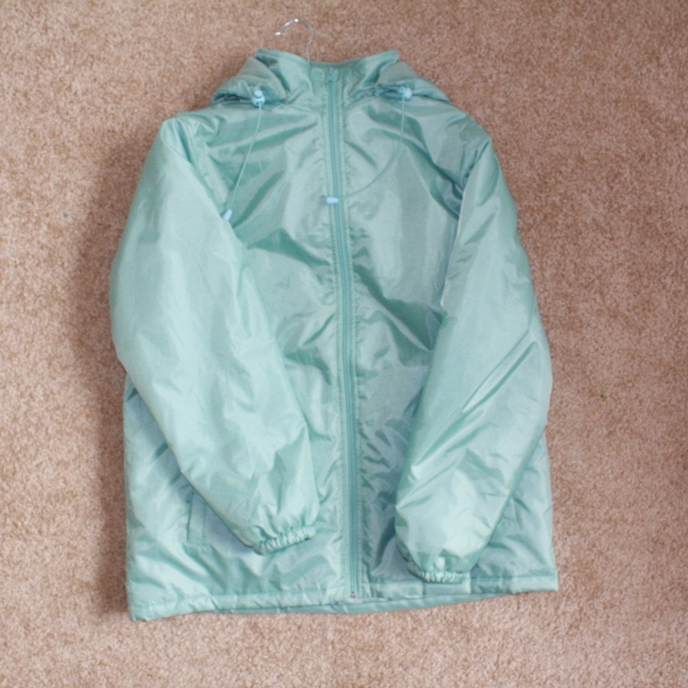 Mint-Colored Lightweight Coat